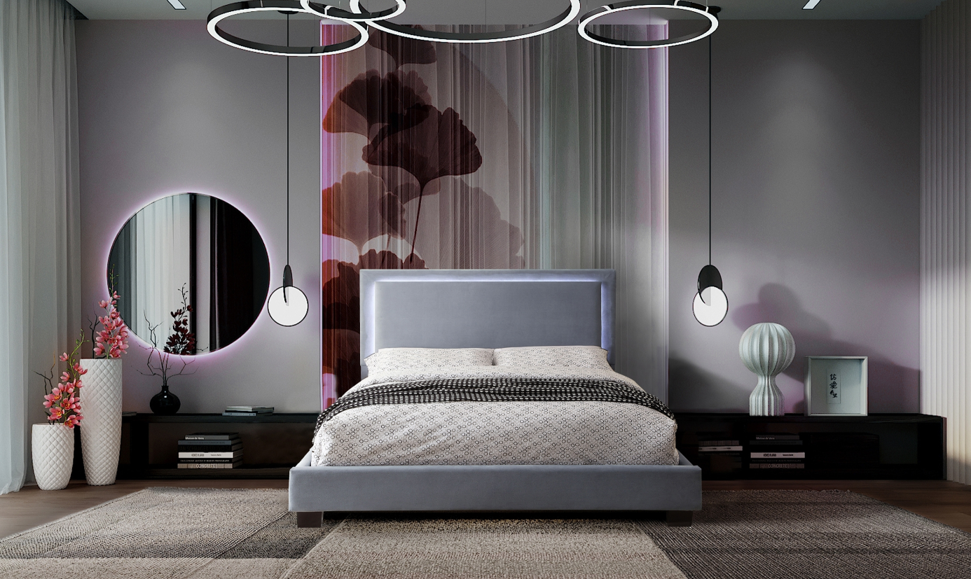 Lumina LED Bed with Ambient Lighting in Queen and King size Online Exclusive