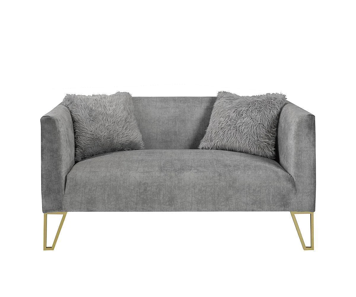 Grey Aura (3 PC) Sofa Set KW365