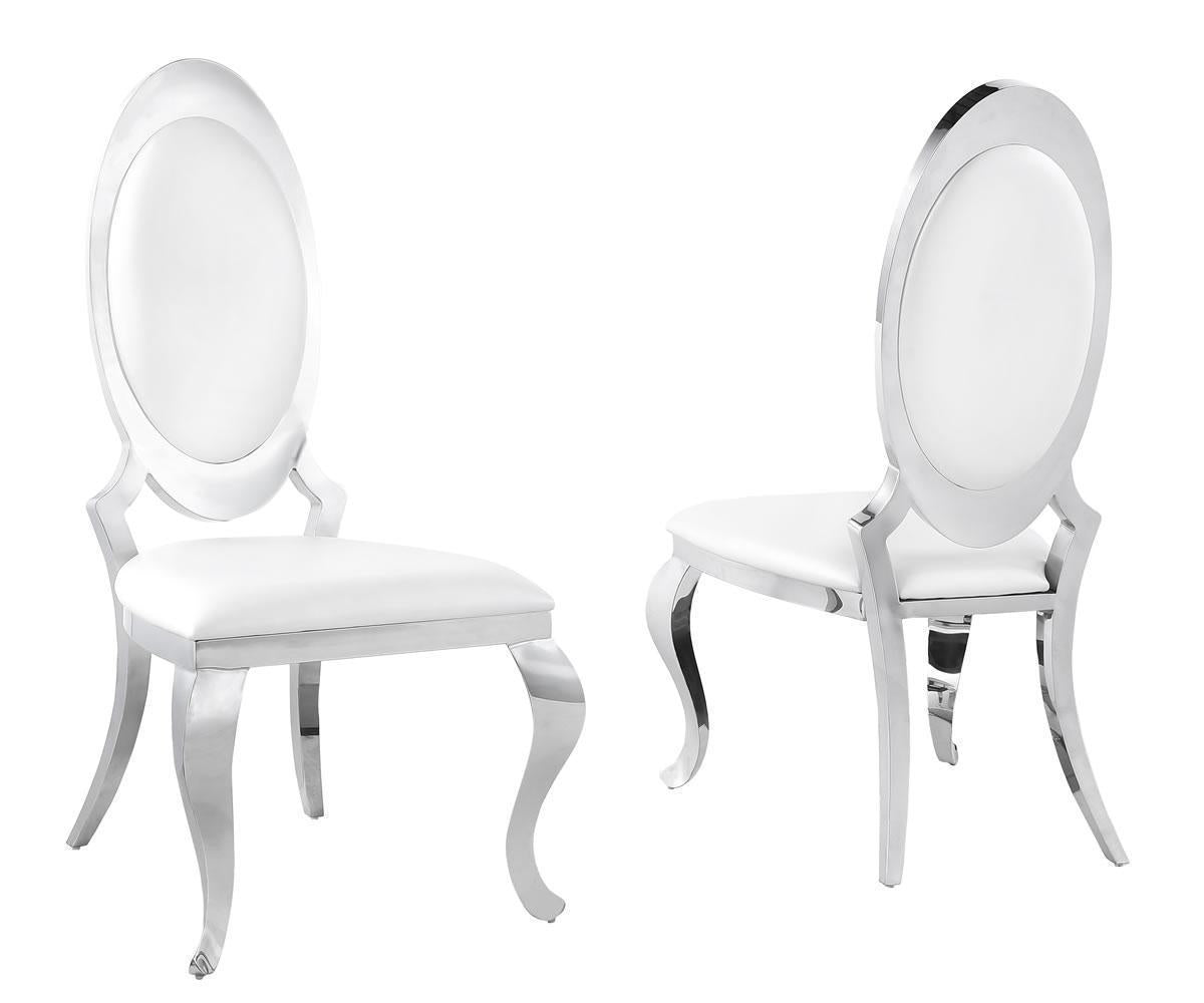 Elara with Divina Dining Set Black/White Chairs Option Web Exclusive