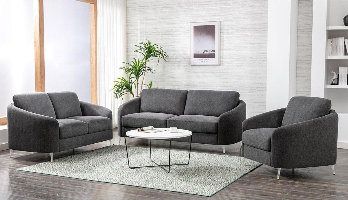 ZINNIA SOFA SERIES - GREY FABRIC