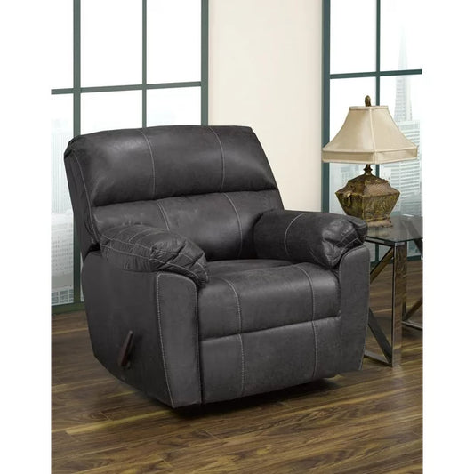 Seqa Rocker Recliner Chair in Sequoina Ash Fabric