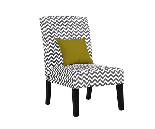 K LIVING 608237-GR Sharon Accent Chair- Grey KW365