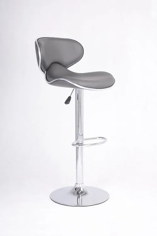 ST-7704 Grey PU Adjustable Bar Stool