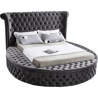 Grey Velvet Bed IF 5770