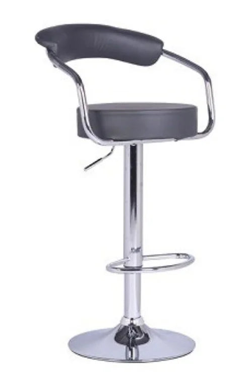 ST-7500-G Grey PU Adjustable Bar Stool
