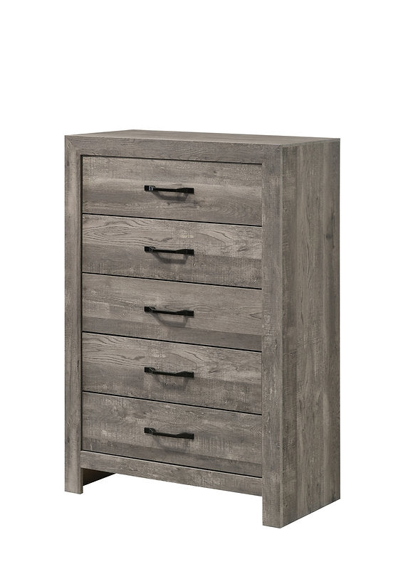 IF Charlotte Bedroom Collection - Queen Bed + Dresser + Mirror + Night Stand