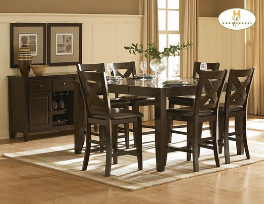 MA10 1372-36 Counter Height 7 PC Dining Set