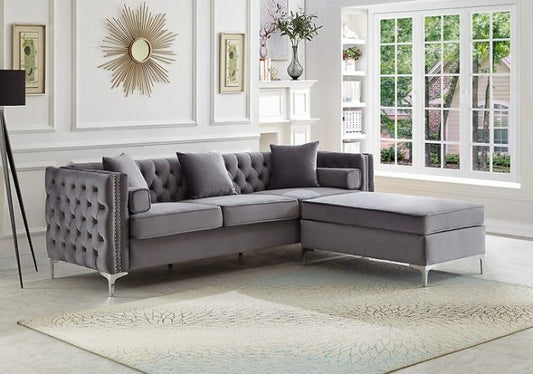 Sectional Sofa IF-9280 Ottoman  IF-9281