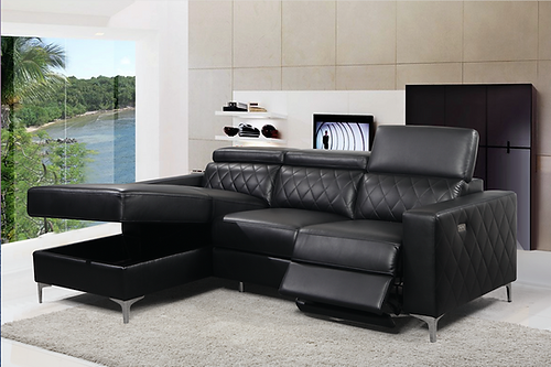 Sectional Sofa Bed (PU-Power)  LHF IF-9020