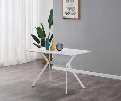 5PC Dining Set White 9705 KW Nash