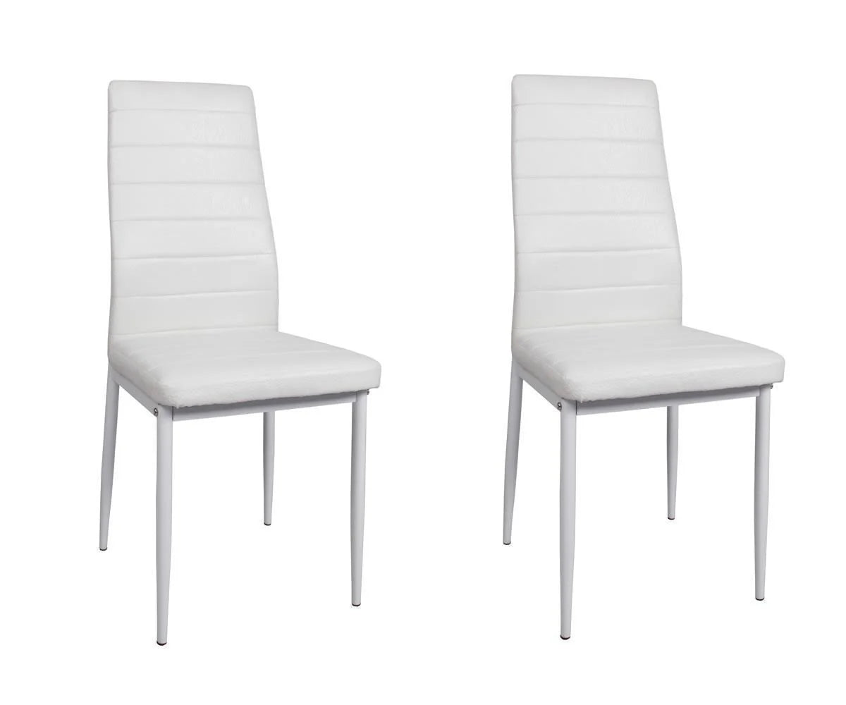 5PC Dining Set White 9705 KW Nash