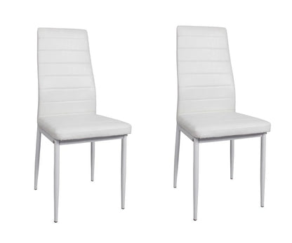 5PC Dining Set White 9705 KW Nash