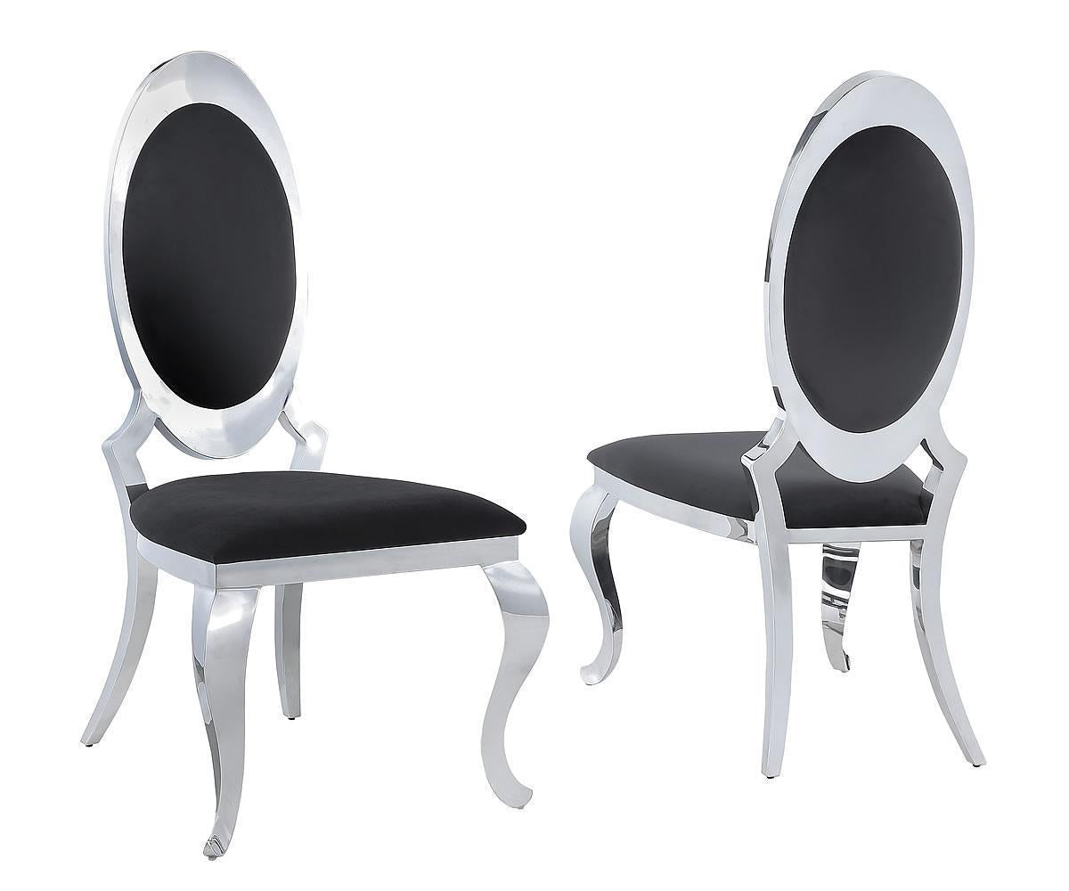 Elara with Divina Dining Set Black/White Chairs Option Web Exclusive