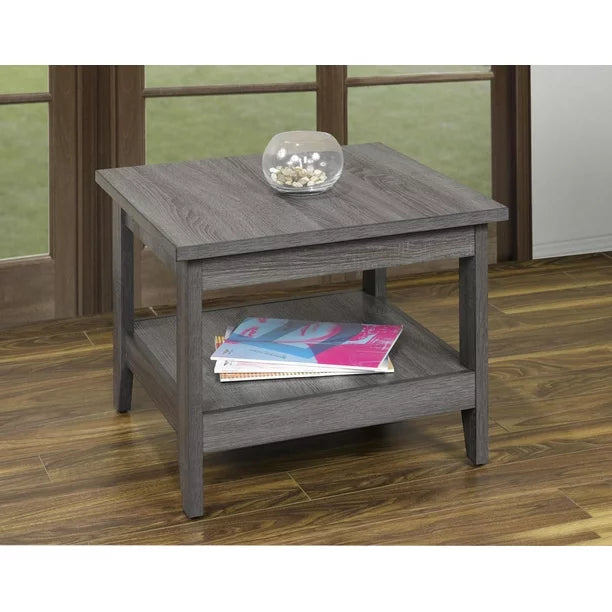 Agatha MDF End Table in Tallisa Oak Finish