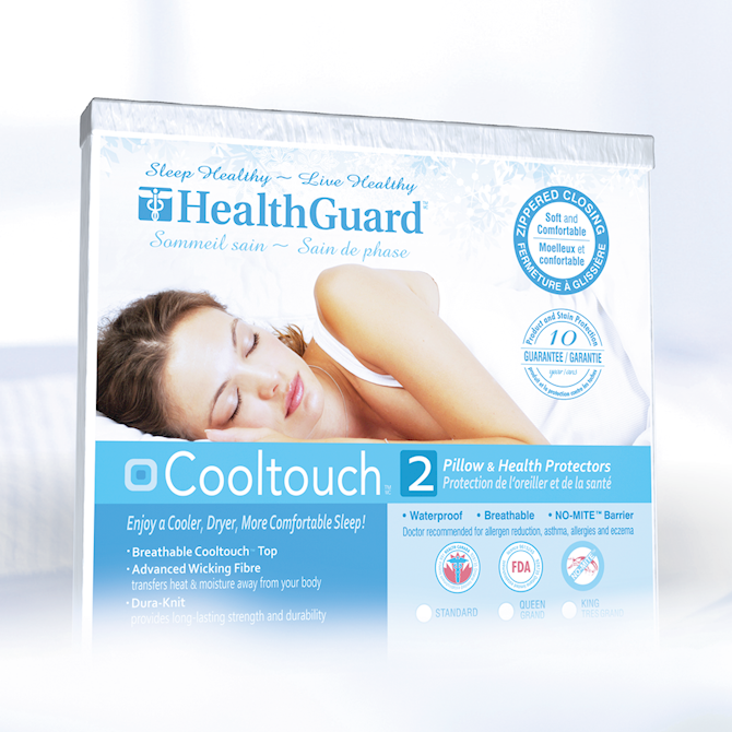 HealthGuard™ CoolTouch Pillow Cover (Pair)