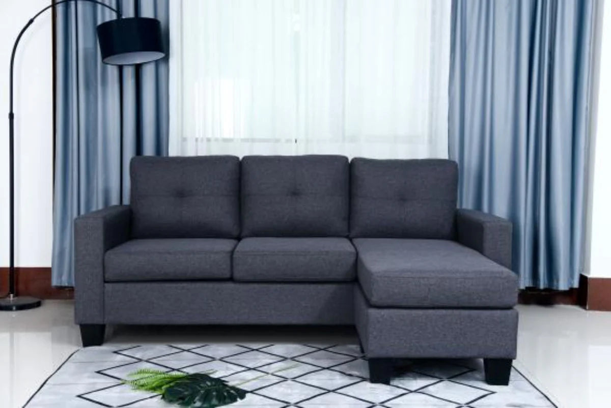 Sectional Sofa - Grey Fabric Anna Bol-365