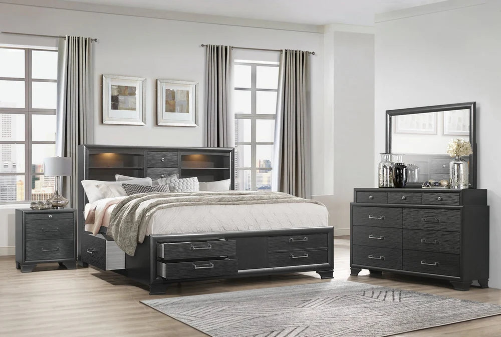 6 PC Ava Bedroom Collection IF365