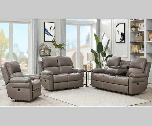 Danica Genuine Leather Power Recliner Sofa Collection