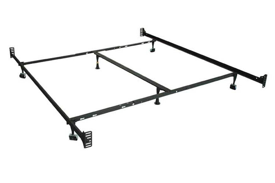 Double Ended Queen to King Adjustable Metal Bed Frame IF-22QF