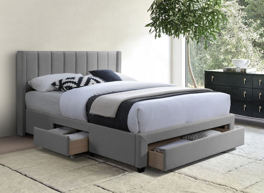 Grey Storage Bed - IF-5330