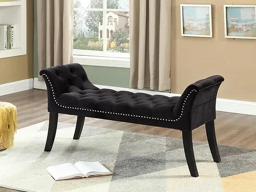 Black Velvet Bench IF-6231