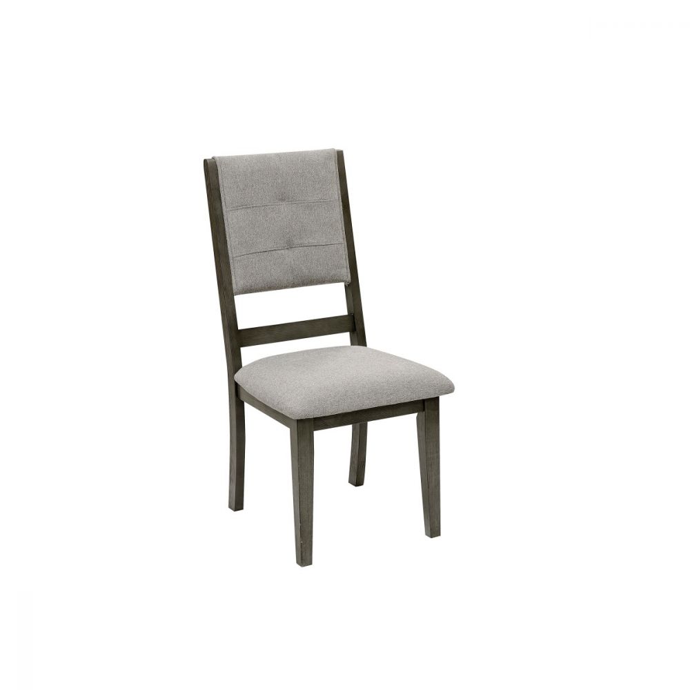 Grey Fabric Dining Room Chair