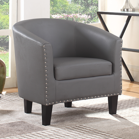 Grey Tub Chair IF-6800