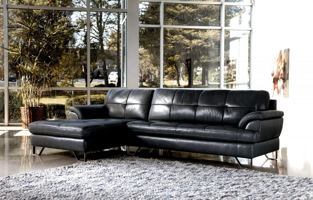 IF-9085/IF-9086 - Leather Sectional Sofa