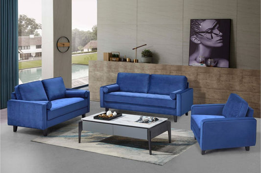 3 Pieces Velvet Sofa Set