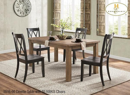 MA10 5516-66 5 PC Wooden Dining Set