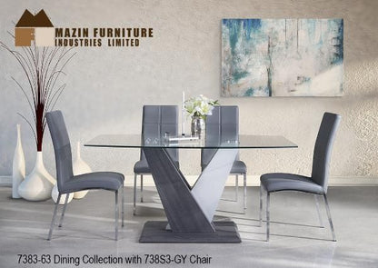 MA10 7383-63 7 PC Modern Dining Set