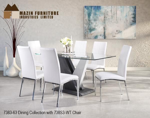 MA10 7383-63 7 PC Modern Dining Set