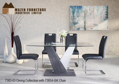 MA10 7383-63 7 PC Modern Dining Set