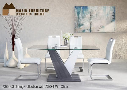 MA10 7383-63 7 PC Modern Dining Set