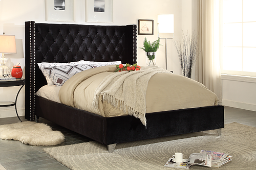 Black Velvet Bed  5893 IF 365