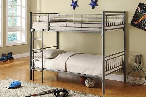 Twin over Twin Metal Bunk Bed IF05 - 512