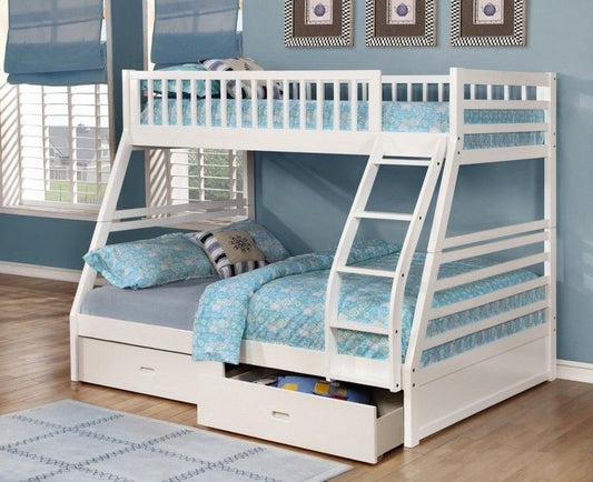 White Bunk bed Converts into 2 Beds